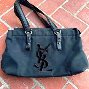 YSL Canvas Tote Bag